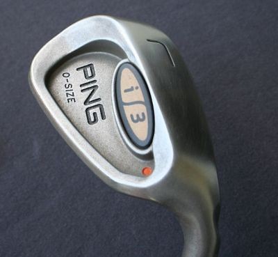 Ping i3 O Size Lob L Wedge VGC Original Graphite Shaft Orange Lie 