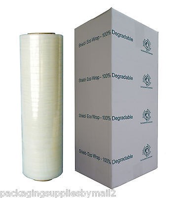   ) 20 X 6500Ft X 80Ga Bio degradable Machine Stretch Wrap 1 Rolls/Cs