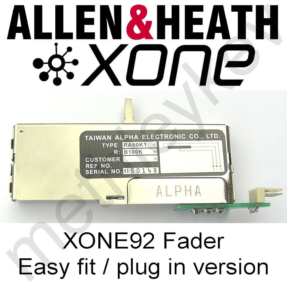 ALLEN & HEATH XONE92 PLUG IN / EASY FIT CHANNEL FADER NEW UK STOCK 