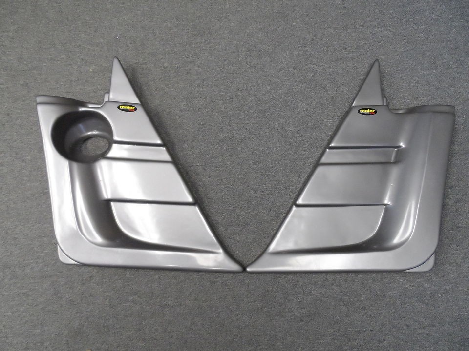   Rhino 450 660 700 Maier Plastics UTV Custom Silver Side Panels Pair