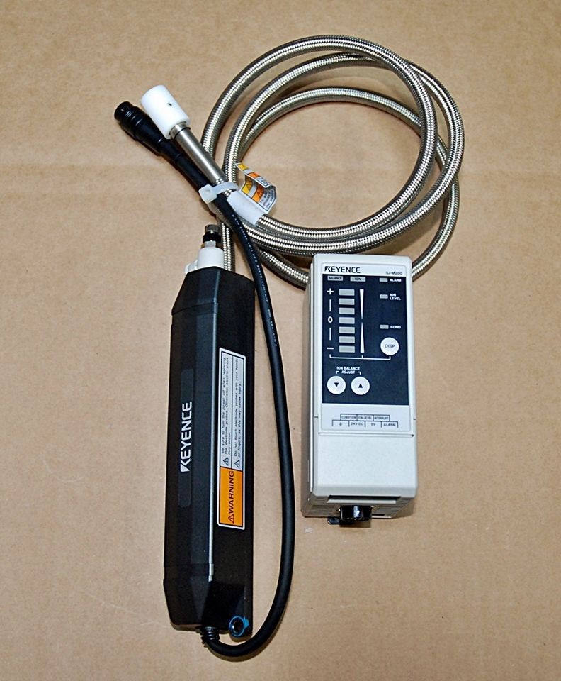 Keyence Eliminator Controller SJ M200 & SJ M020 Ionizer free ship