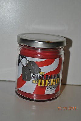 For Every Body 7 Ounce Candle My Soldier My Hero Cinnamon