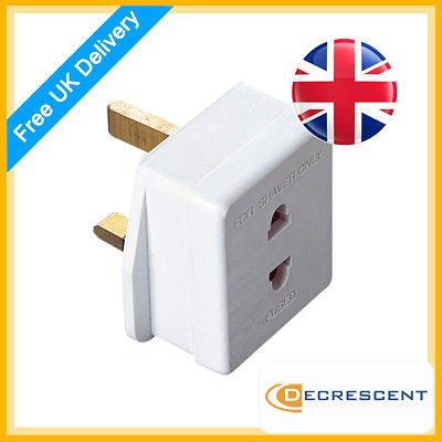 ELECTRIC SHAVER TOOTHBRUSH UK MAINS SOCKET PLUG ADAPTOR