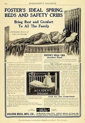   Bros Ideal Spring Beds Safety Cribs Accident Proof Iron Davenport