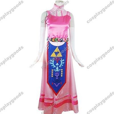 Fast shipping The Legend of Zelda Princess Zelda Cosplay Costume