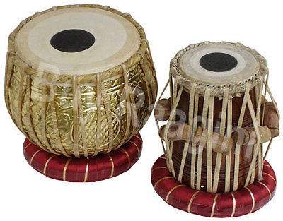 TABLA~FOR SALE DESIGNER BRASS TABLA DRUM~JODI 3KG HIGH QUALITY TABLA 