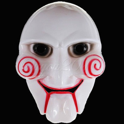 New Halloween Saw Puppet Masquerade Horror Scary Mask Chainsaw 