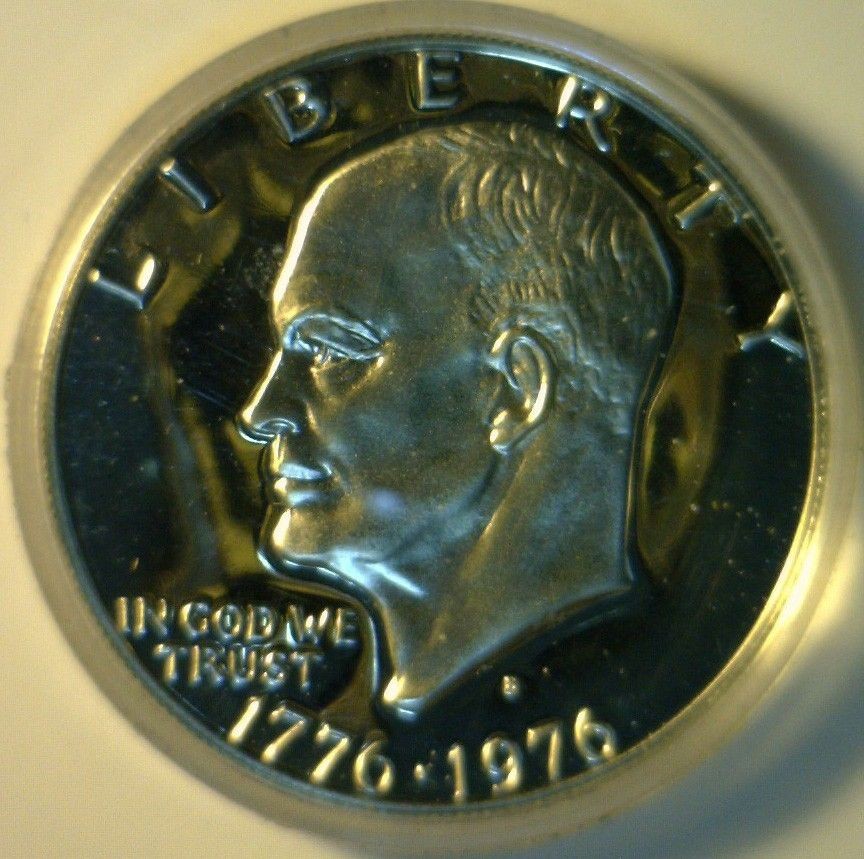 1776 1976 US MINT Proof Bicentennial Dwight D IKE Eisenhower SILVER 