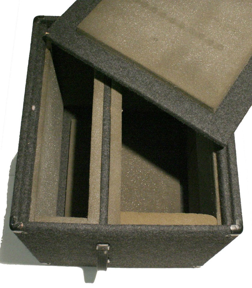 Equipment Case for Amplifier Amp Audio DJ Gear Foam Padded Carpeted 