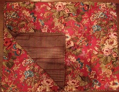 RALPH LAUREN CHAPS SUMMERTON Floral Pair of 2 STANDARD Pillow Shams 