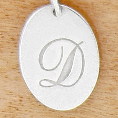 silver monogram letters