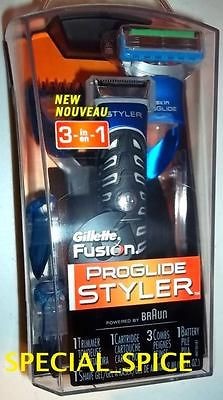   Proglide Styler Power Razor System + Trimmer + 1 Cartridge Braun