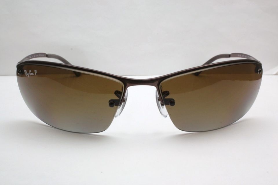 New Ray Ban Brown Gradient Lens Polarized Sunglasses RB3183 014/T5 63 