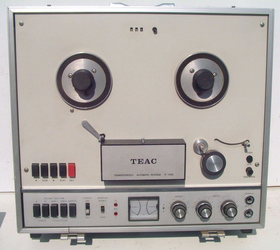 Teac R 1000 R1000 Vintage Reel to Reel Tape Deck