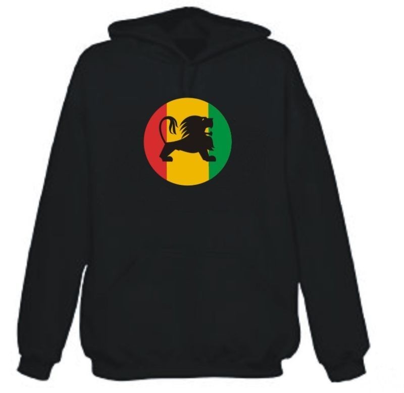 Rasta lion dub step reggae Jamaican Hoodie 8 colours