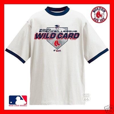 BOSTON RED SOX VS YANKEES 2004 WILD CARD RARE SHIRT XL