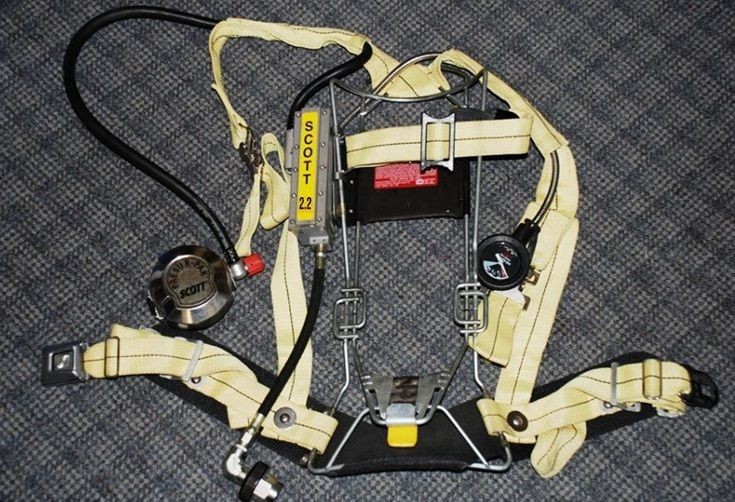 Refurbished Scott 2.2 SCBA Wireframe Firefighter Air Pack Pak Airpak