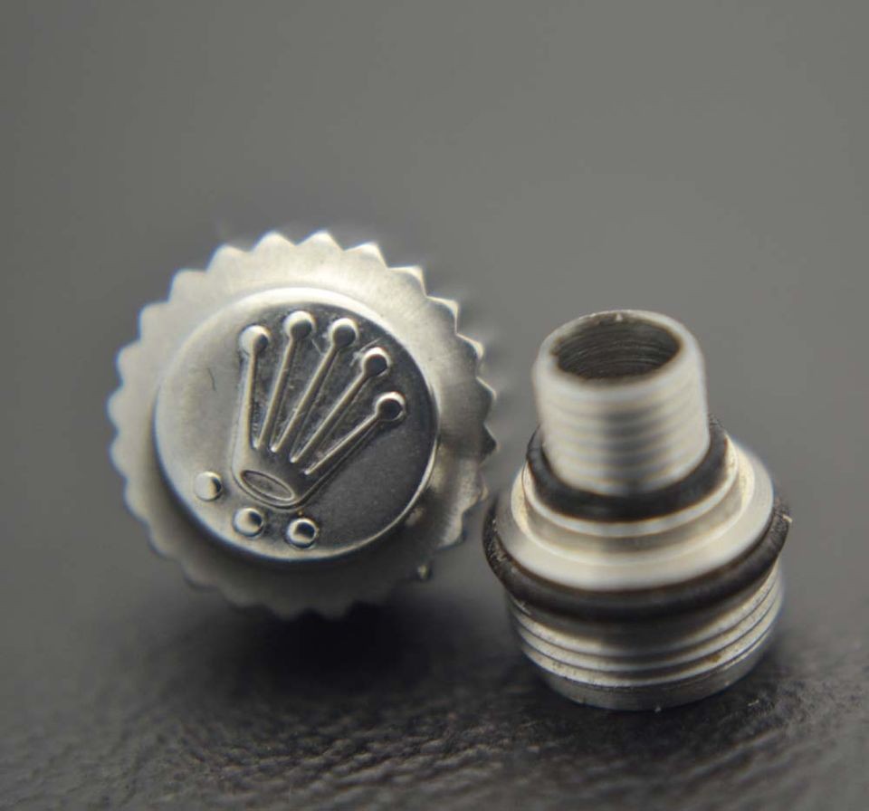   7MM TRIP LOCK CROWN AND TUBE REPLACEMENT 24 703 FOR VINTAGE ROLEX