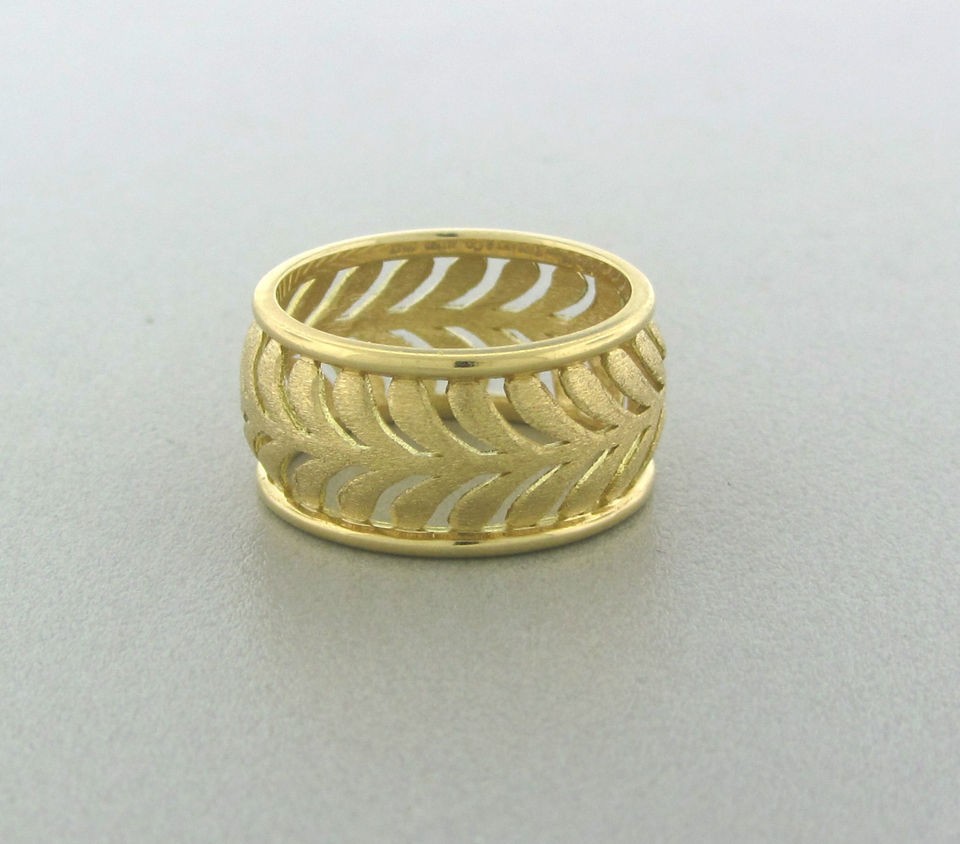 TIFFANY & CO PALOMA PICASSO VILLA PALOMA PALM BAND RING $800