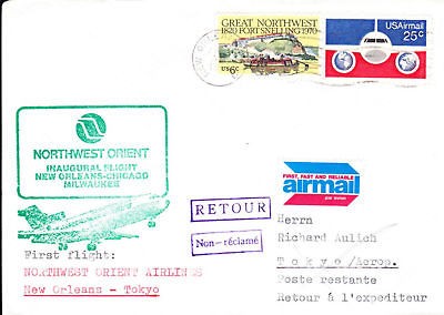 FFC Northwest Orient New Orleans to Tokyo Jun.09, 1977