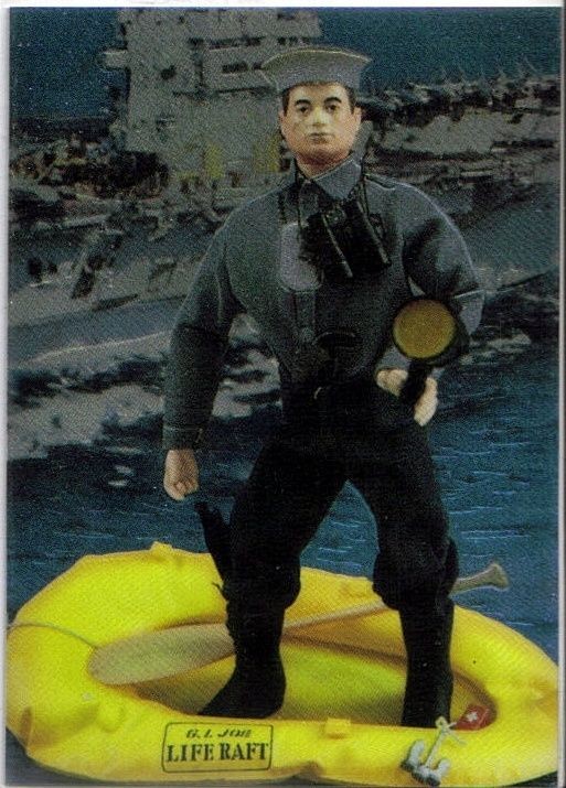 1994 HASBRO GI JOE THE 1964 SAILOR CHROMIUM CHASE INSERT TRADING CARD 