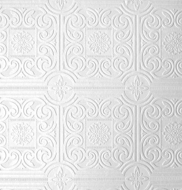 WALLPAPER SAMPLE Paintable Embossed Tiled