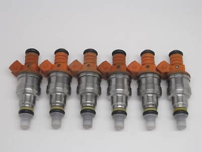 Set of 6 ASNU *UPGRADE* 1987   1995 Jeep 4.0L Fuel Injectors *WATCH 