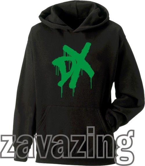 WWE DX UNISEX BLACK HOODIE HOODY WRESTLING D GENERATION X SUPERSTARS 