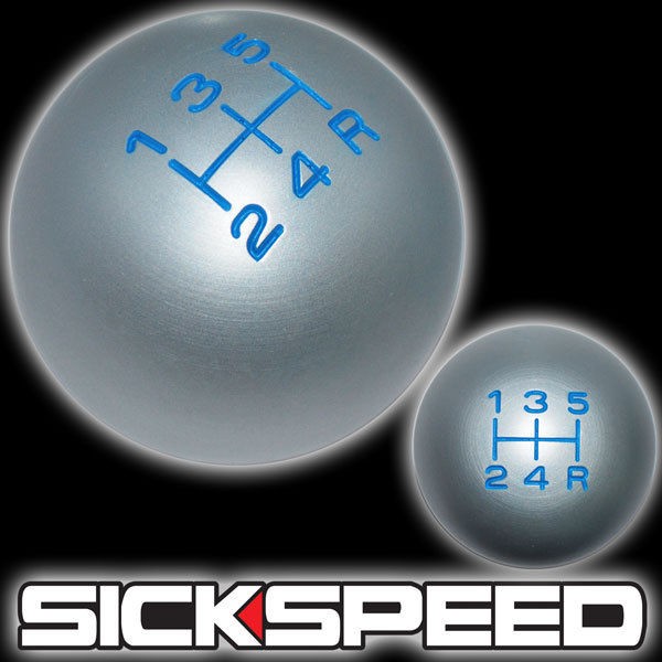 POLISHED 175E METAL SHIFT KNOB FOR 5 SPEED SHORT THROW SHIFTER 