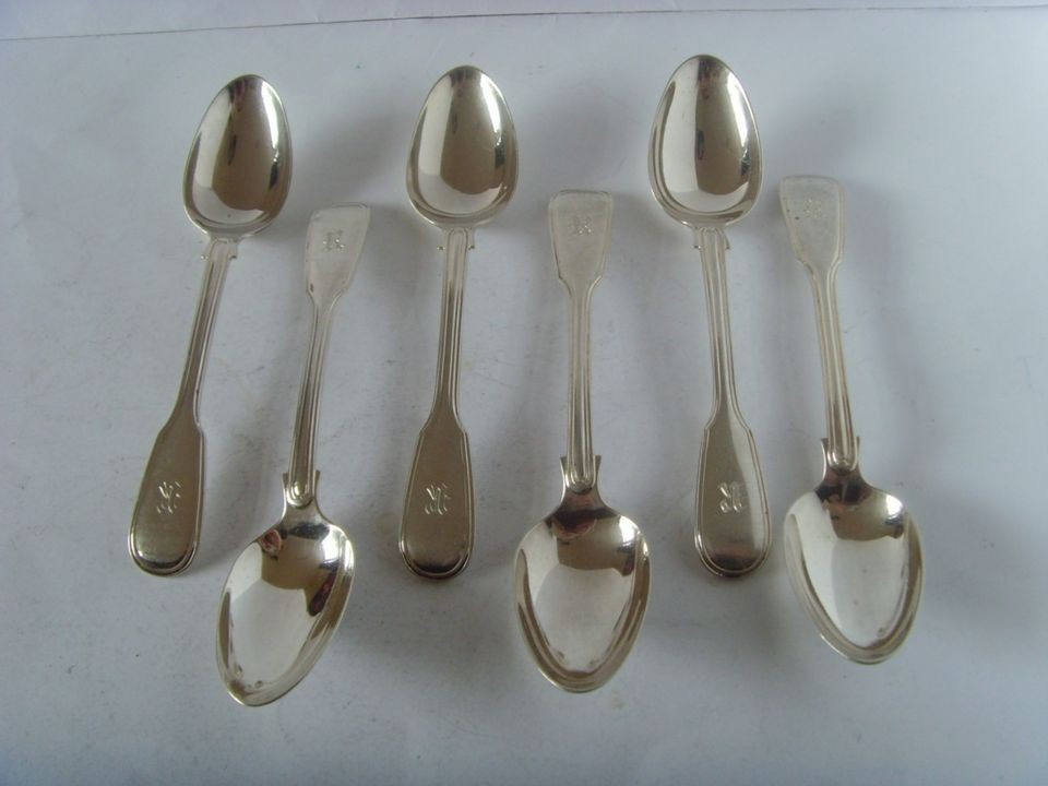 STUNNING DANISH SILVER CHRISTMAS SPOONS