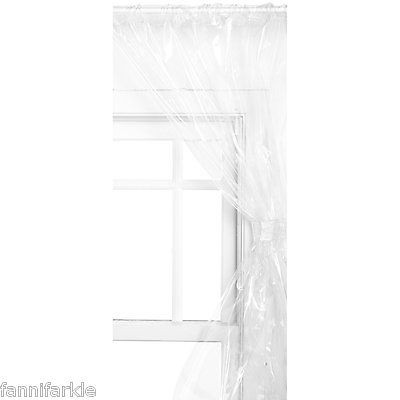 vinyl window curtains in Shower Curtains