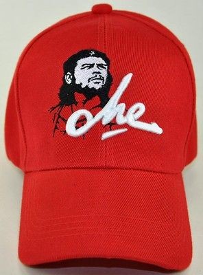 NEW CHE GUEVARA CHE BALL CAP HAT RED