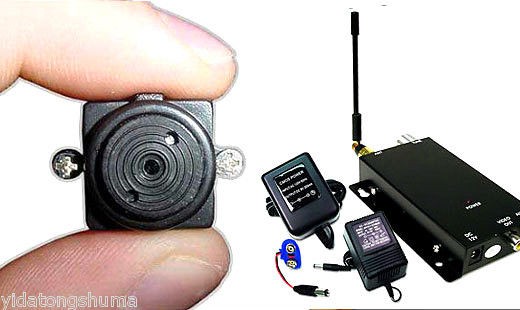 Wireless Spy Nanny Cam Mini Micro security covert Camera FULL SYSTEM 