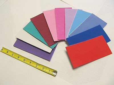 11 COLOR 3x6 2mm STICKY BACK CRAFT FOAM SHEETS Fly Tying FOAM 