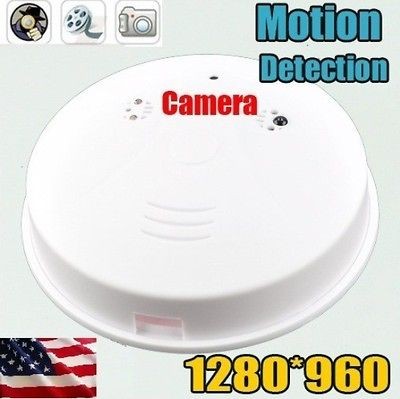 SPY DVR SMOKE DETECTOR Surveillance Hidden Camera NANNY CAM Security