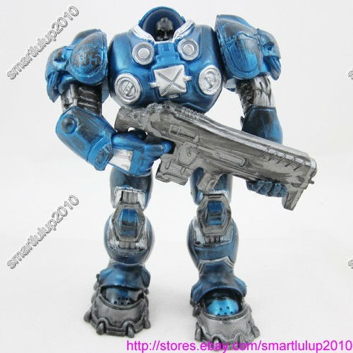 STARCRAFT II Terran Marine 4 PVC Action Figure Blue in Retail Box