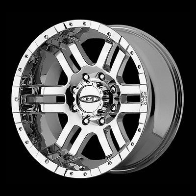 20 MOTO METAL 951 CHROME RIMS W/ 35X12.50X20 TOYO OPEN COUNTRY MT 