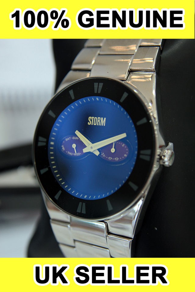 Storm London Genuine Anders Blue Mens Watch BNIB with guarantee 116