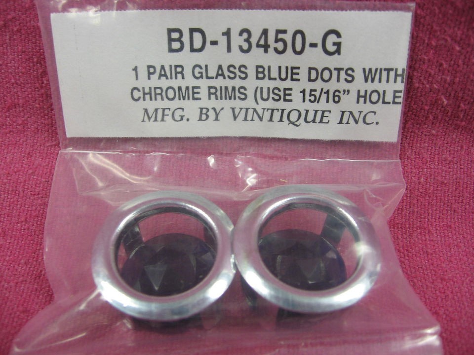   Glass Lenses & Chrome Bezels, Nostalgic Hot Rod, Street Rod, Rat Rod