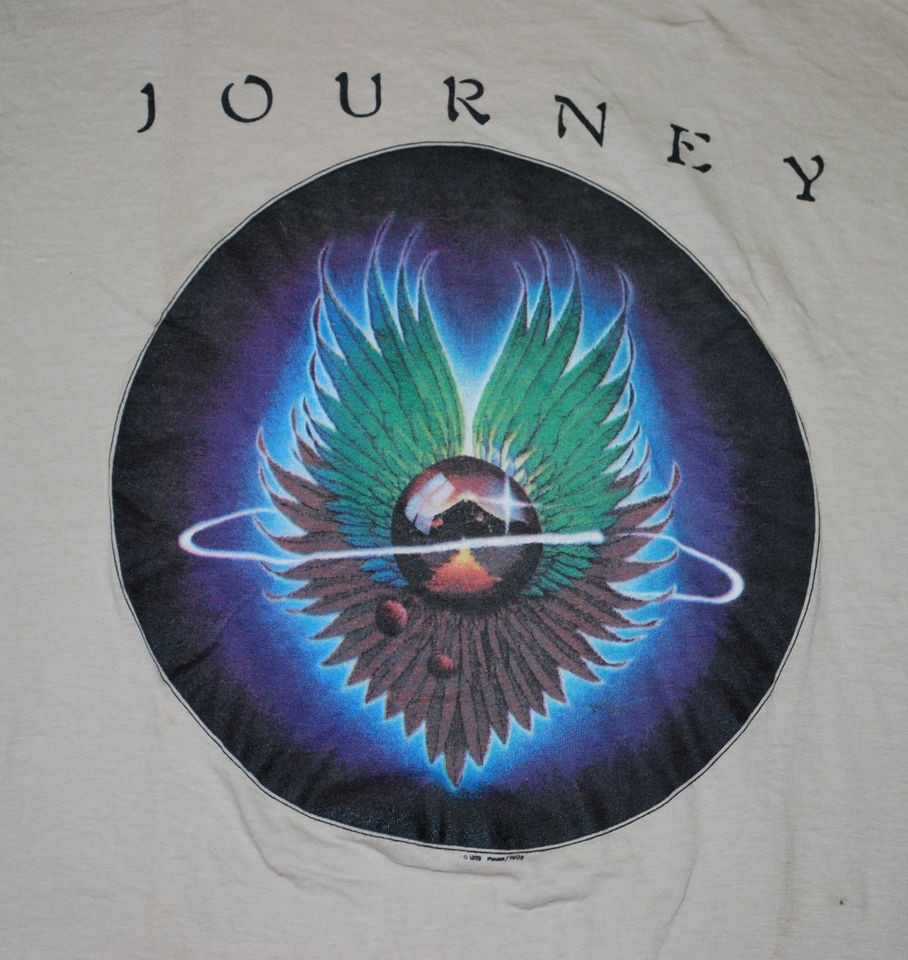 VINTAGE JOURNEY PROMO 79 T  SHIRT 1970S 1979 M ORIGINAL