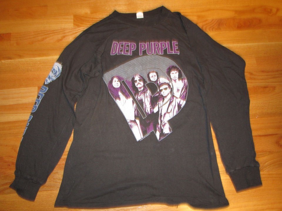 1985 DEEP PURPLE PERFECT STRANGERS Concert Tour (LG) Longsleeve T 