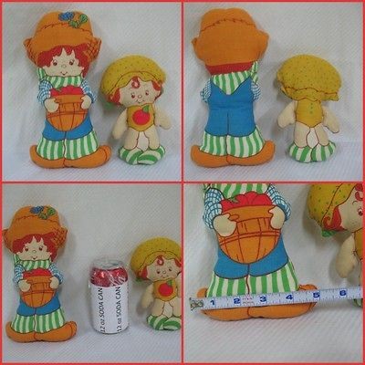 Vintage Strawberry Shortcake HANDMADE Pillow People Apple Dumplin 