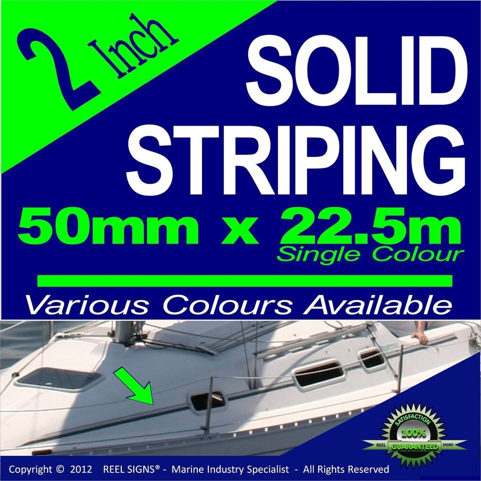 BOAT YACHT STRIPING PINSTRIPING KIT 22.5m Roll x 25mm W