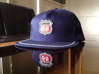 Supreme New York Hat SnapBack Blue Los Angeles Tokyo