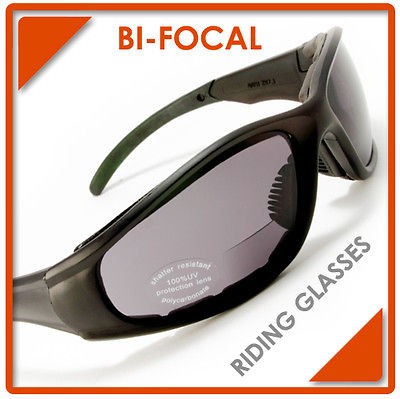 Men Women Bifocal Motorcycle Sunglasses Bike +1.50