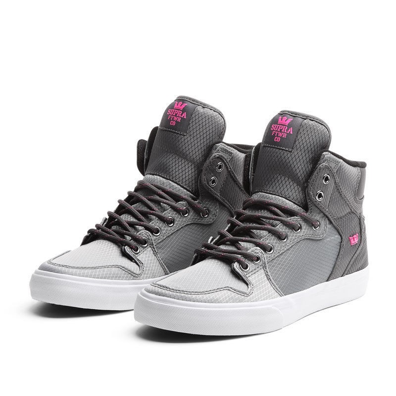 Supra Vaider Fade Trainers Grey Pink