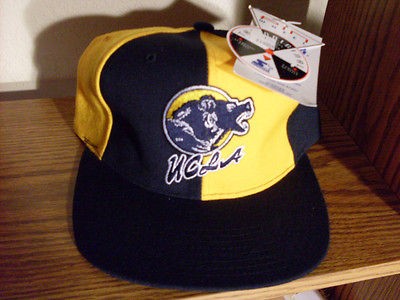 VINTAGE 1990S STARTER SNAPBACK HAT CAP NCAA UCLA BRUINS NWT NOS OG**