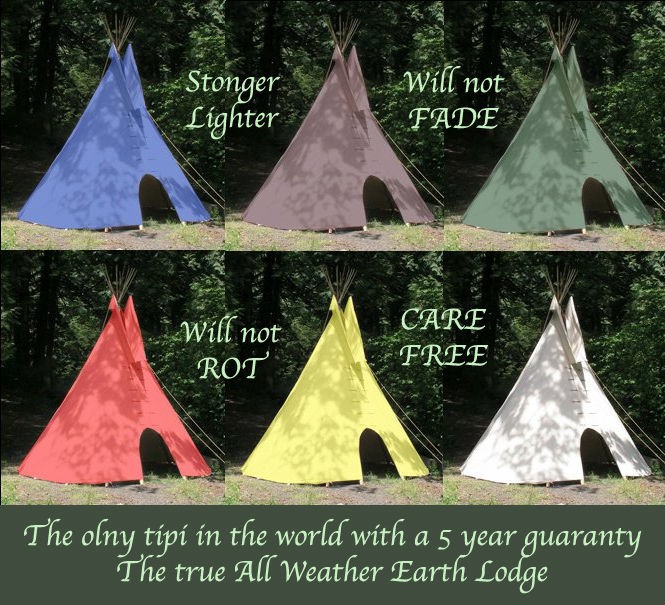 YEAR GUARANTY 15 CHEYENNE STYLE tipi/teepee