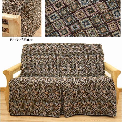 Full Skirted Futon Cover sku Slipcover Southwest 628