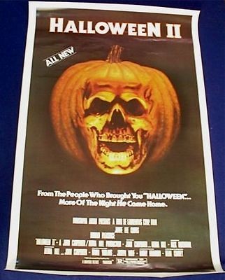 HALLOWEEN II ORIGINAL MINT THEATRICAL T MOVIE POSTER 1983 2 JAMIE LEE 